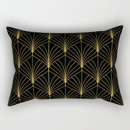 Beautiful Art Deco Pattern Rectangular Pillow