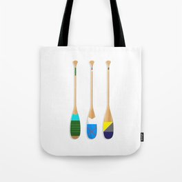 Painted Paddles Tote Bag