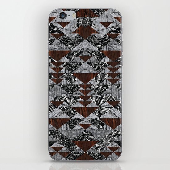 Wood Galaxy iPhone & iPod Skin