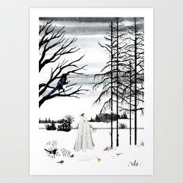 Feathered Friends Art Print