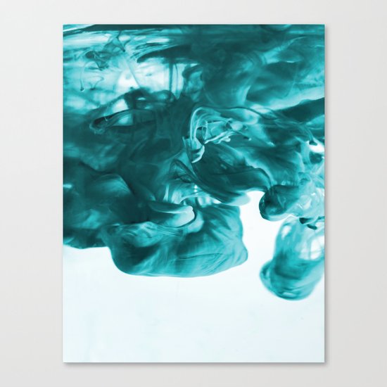 Cayan Ink Canvas Print