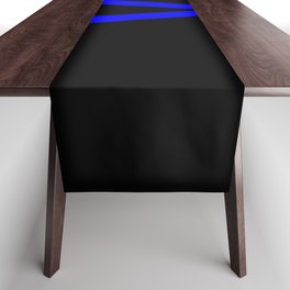 LETTER V (BLUE-BLACK) Table Runner