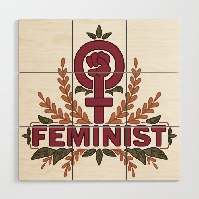 Feminist Wood Wall Art
