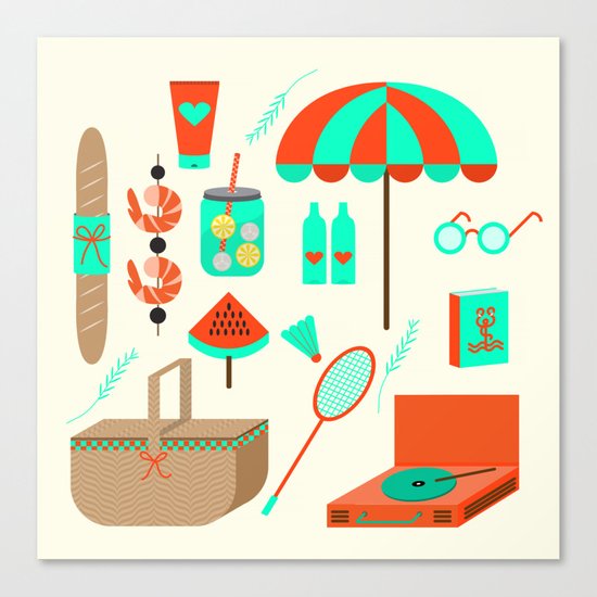 Picnic Canvas Print