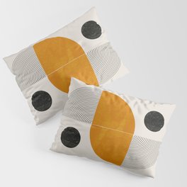 Abstract Geometric Shapes Pillow Sham