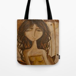 Moon Girl Tote Bag