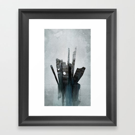 Pathfinder - Experimental Framed Art Print