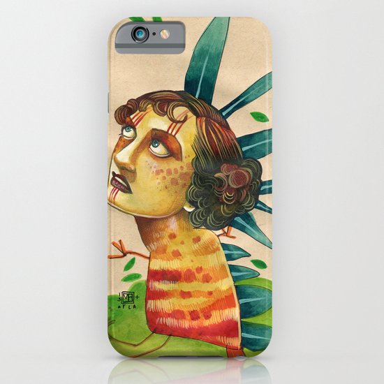 FALLING LEAVES iPhone & iPod Case