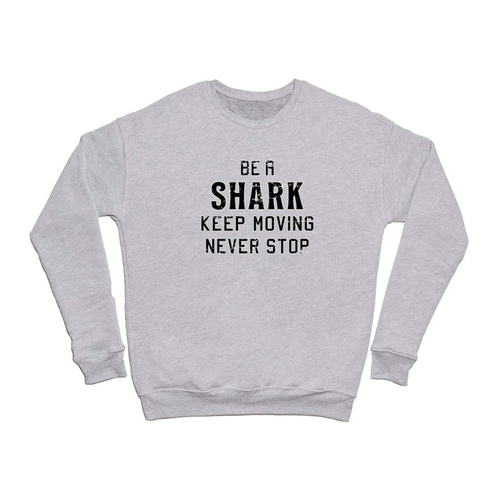 Sharks Shark Fin Fish Ocean Sea Cool Funny Gift Crewneck Sweatshirt
