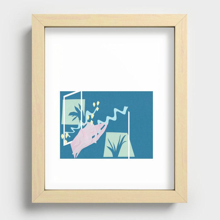 Drowning  Recessed Framed Print