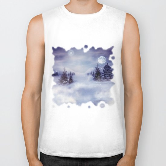 Winter Night Biker Tank