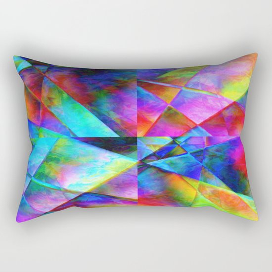 Сomposition geometrical Rectangular Pillow