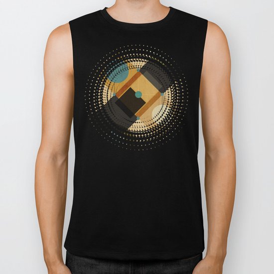 Geometric/Abstract 3 Biker Tank