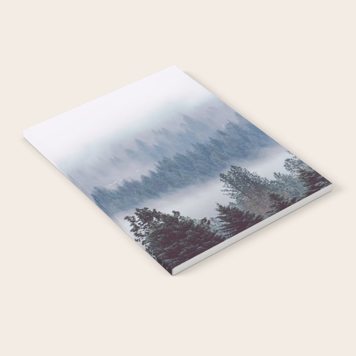 Blue Mountain Mist Nature Photography Notebook By Cascadia