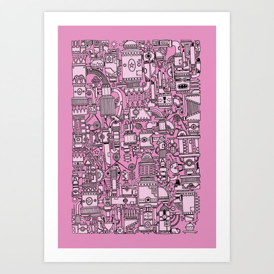 Sooperdooper Cake Producer Art Print