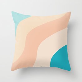 Waves 2 Throw Pillow