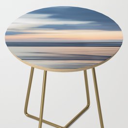 Colors from the Sea Abstract Pastel Seascape Side Table