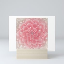 The season of sakura - Pastel Mandala Mini Art Print