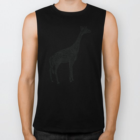 Designer Giraffe Biker Tank