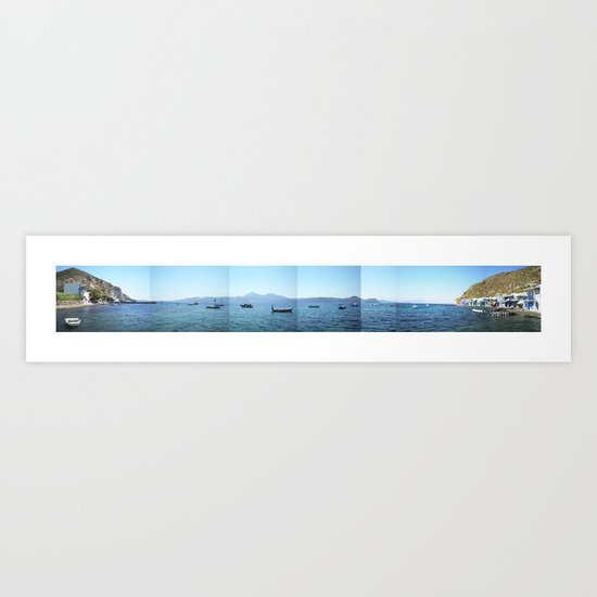 Milos island, Greece Art Print