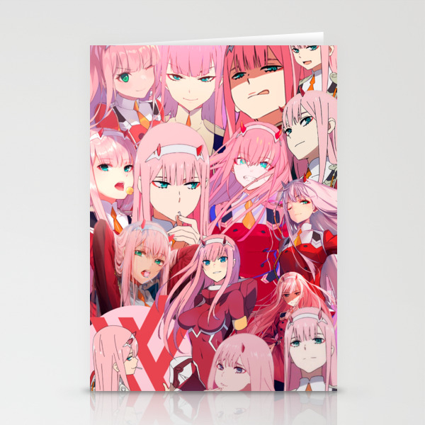 Sad Anime Aesthetic Zero Two Collage Stationery Cards By Andrey207 Society6 Sad Anime Aesthetic Zero Two Collage Stationery Cards By Andrey207 Society6
