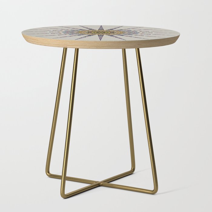 Circular Communications Side Table