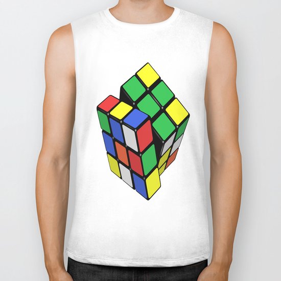 Magic Cube Rubik's_cube Biker Tank