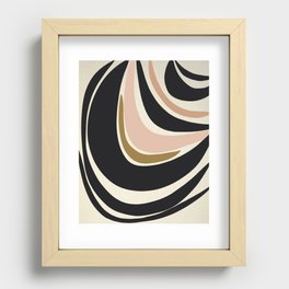 Many Moons - Abstract Art Print Recessed Framed Print