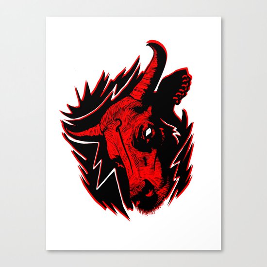 R-bull Canvas Print