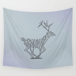 Deer Branches Wall Tapestry