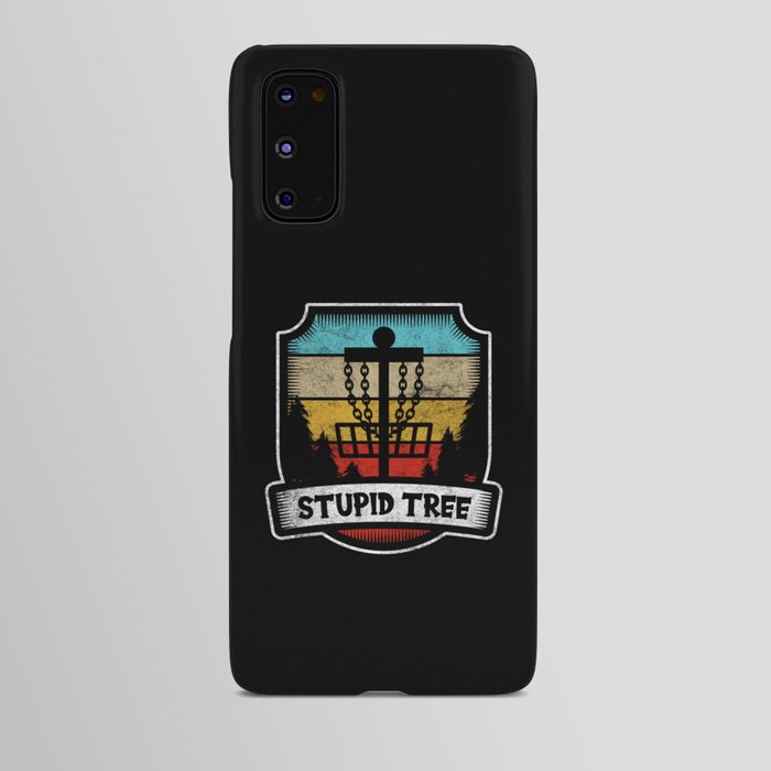 Stupid Tree Funny Disc Golf Android Case