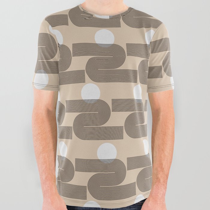 Abstraction_SUN_MOON_RIVER_FLOW_STREAM_NATURE_POP_ART_0612A All Over Graphic Tee