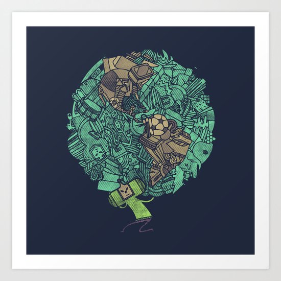 Prince Atlas Art Print
