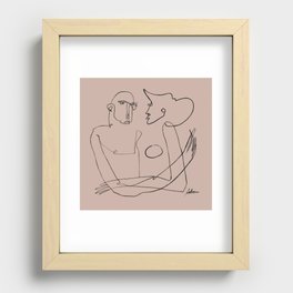 Couple Recessed Framed Print