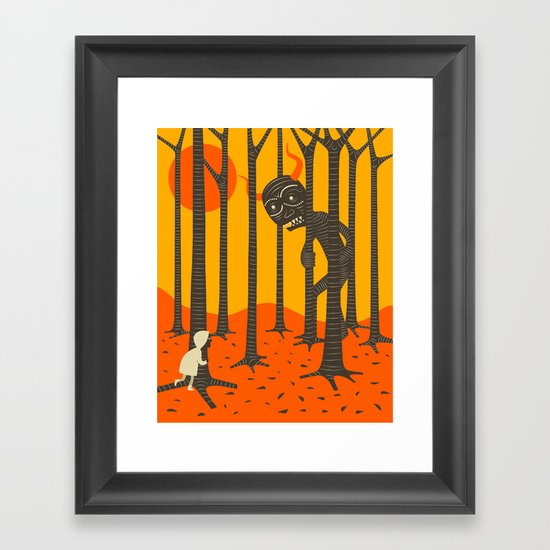 STRANGERS Framed Art Print