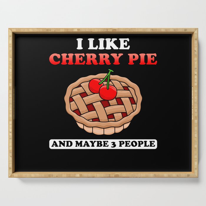 Cherry Pie Serving Tray