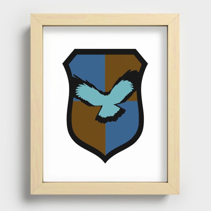 Ravenclaw Crest Recessed Framed Print