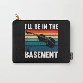I'll Be In The Basement Double Bass Carry-All Pouch
