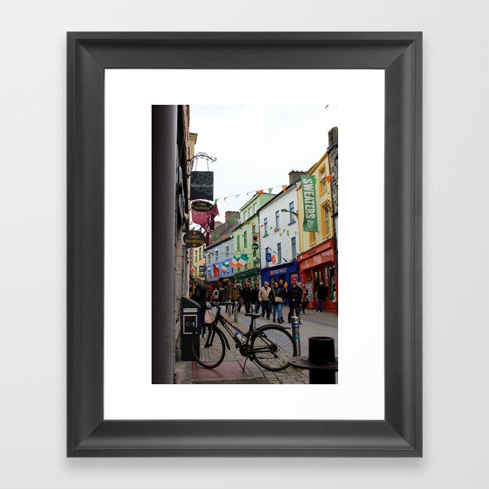 Galway Streets Framed Art Print