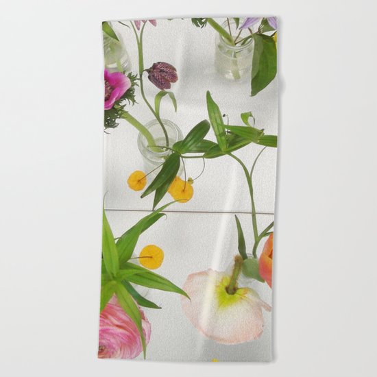 Spring Flowers - JUSTART Beach Towel