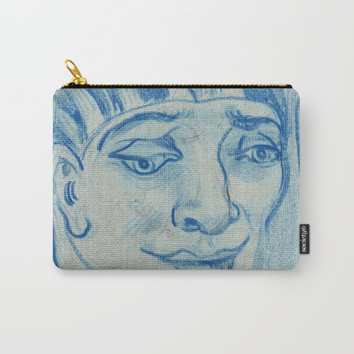 Egyptian Head, 1890 by Vincent van Gogh Carry-All Pouch