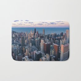 Chicago Skyline Graphic Art Bath Mat