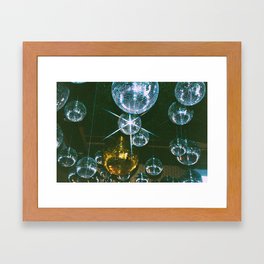 Disco Ball Ceiling Framed Art Print