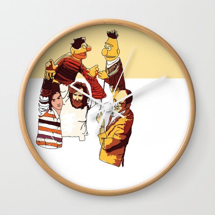 Bert & Ernie Muppets Wall Clock