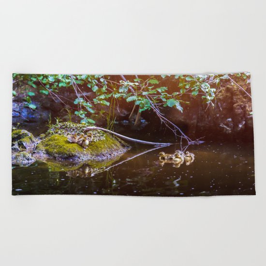 Baby talk Beach Towel