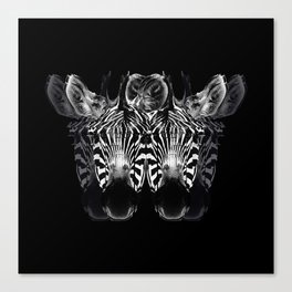 Zebra Butterfly Canvas Print