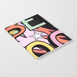 Be cool Retro Pop Art inspired 80s art Notebook