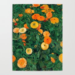 Marigolds by Koloman Moser, 1909 Poster