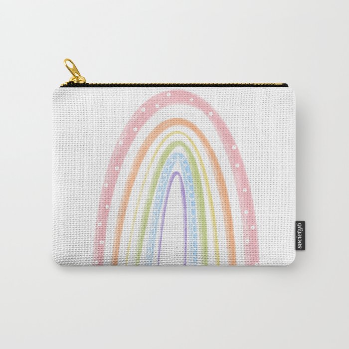 pastel chalk rainbow Carry-All Pouch