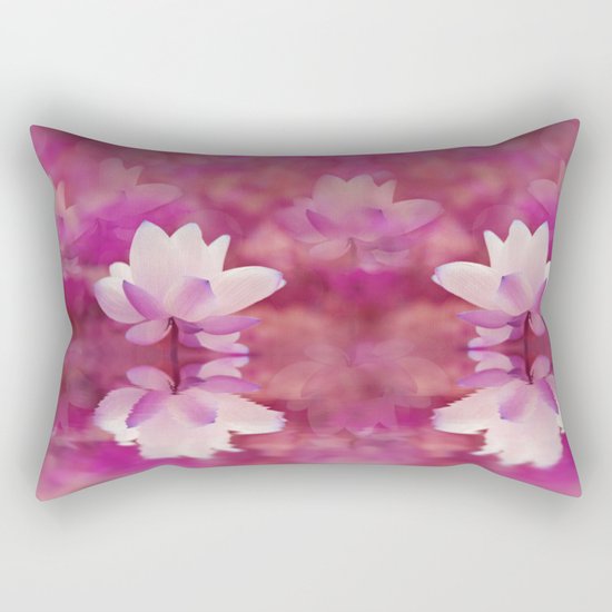 Lotos Pond Rectangular Pillow
